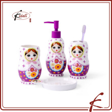 china factory offer luxury hot sell Russia market, 4 piece bathroom set